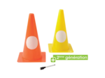 Lot de 5 cones 30 cm pour marquage