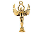 Sujet plastiq or victoire gm h.14cm