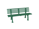 Banc résine 1,5m