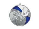 Medaille frappee fer judo 50mm