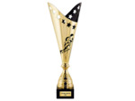 Coupe discipline rugby or/noir(e) h