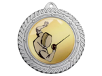 Medaille fer diam70mm argent