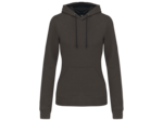 Sweatshirt capuche contrastée femme
