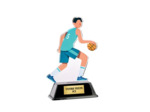 Trophee acrylique personnalisable b