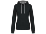 Sweatshirt capuche contrastée femme