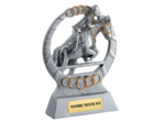Trophee resine eco saut d'obstacle h. 11 cm