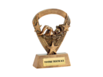 Trophee resine natation homme h.11 cm