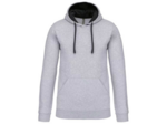 Sweatshirt capuche contrastée homme