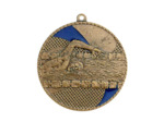 Medaille frappee fer natation 50mm