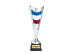 Coupe prestige argent/bleu/blanc/ro