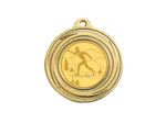 Medaille porte-centre fer or d 40 mm