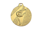 Medaille frappee fer or gym d 32mm