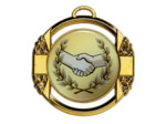 Medaille zamak diam70mm or
