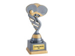 Trophee plastique padel h 18 cm