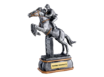 Trophee resine discip equitation h 23cm