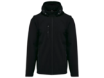 Veste softshell 3 couches a capuche