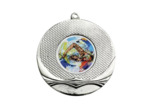 Medaille fer diam50mm argent