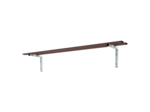 Banc simple fixation murale et sol