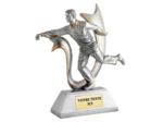 Trophee resine joueur boule lyonnais h.24cm