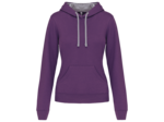 Sweatshirt capuche contrastée femme