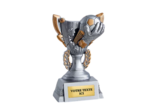 Trophee resine discip football h 11cm