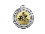 Medaille porte-centre fer argent d 40mm