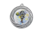 Medaille porte-centre fer argent d 70mm