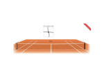 Filet tennis - dia. 25 mm - maille