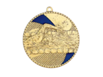 Medaille frappee fer natation 50mm