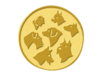 Pb 23 tetes de chiens alu 25mm