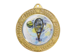 Medaille fer diam70mm or