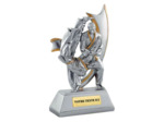 Trophee resine judo h. 18 cm