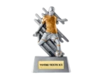 Trophee resine eco foot h.11cm