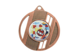 Medaille fer a trou diam50mm bronze