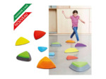 Set de 4 pierres de riviere + 1 pie