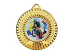 Medaille fer diam45mm or