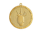 Medaille frappee fer escrime 50mm