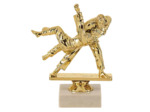 Trophee sujet plas or judo h 15 cm