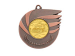 Medaille zamak diam50mm bronze