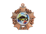 Med porte-centre zamak bronze 50mm