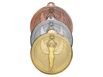 Medaille frappee fer victoire 50mm