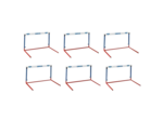 Lot de 6 haies scolaires e.p.s. 106 cm