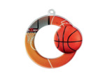Medaille plexi diam50 basket