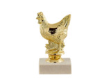 Trop sujet plas or animaux h 11cm