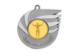 Medaille zamak diam50mm argent