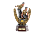 Trophee resine petanque doublette h. 26 cm