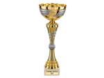 Coupe or/argent mat h.30cm bol