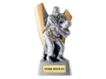 Trophee resine judo h. 14 cm