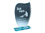 Trophee verre epaisseur 10mm h.23cm