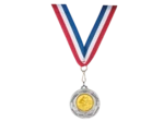 Ruban medaille bleu/blanc/rouge lg 80x2.2cm